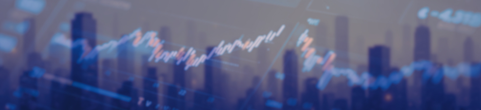 Illustration of ESMA MiFID II / MiFIR Review article, featuring a modern city skyline and digital charts for financial regulation and compliance transparency