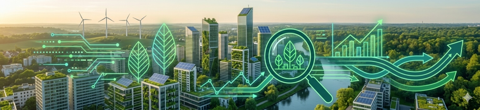 Data-driven landscape illustrating SFDR Article 6, 8, and 9 classifications for sustainable investment funds