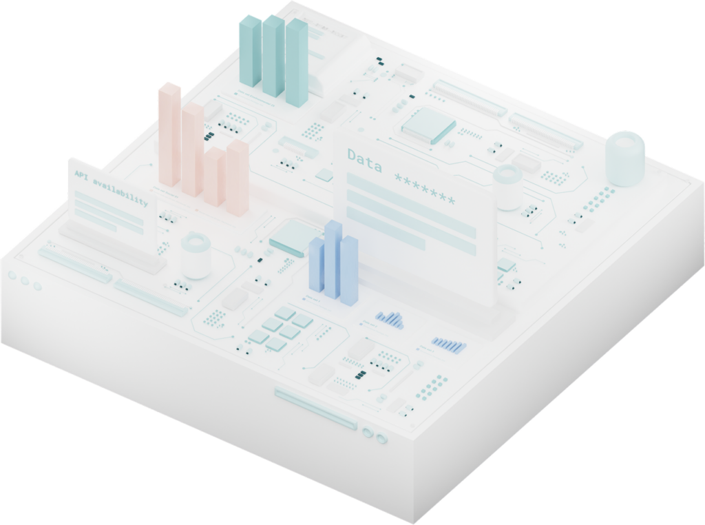 Illustration of Generation Impact Global's API integration, showcasing automation and optimization of data workflows