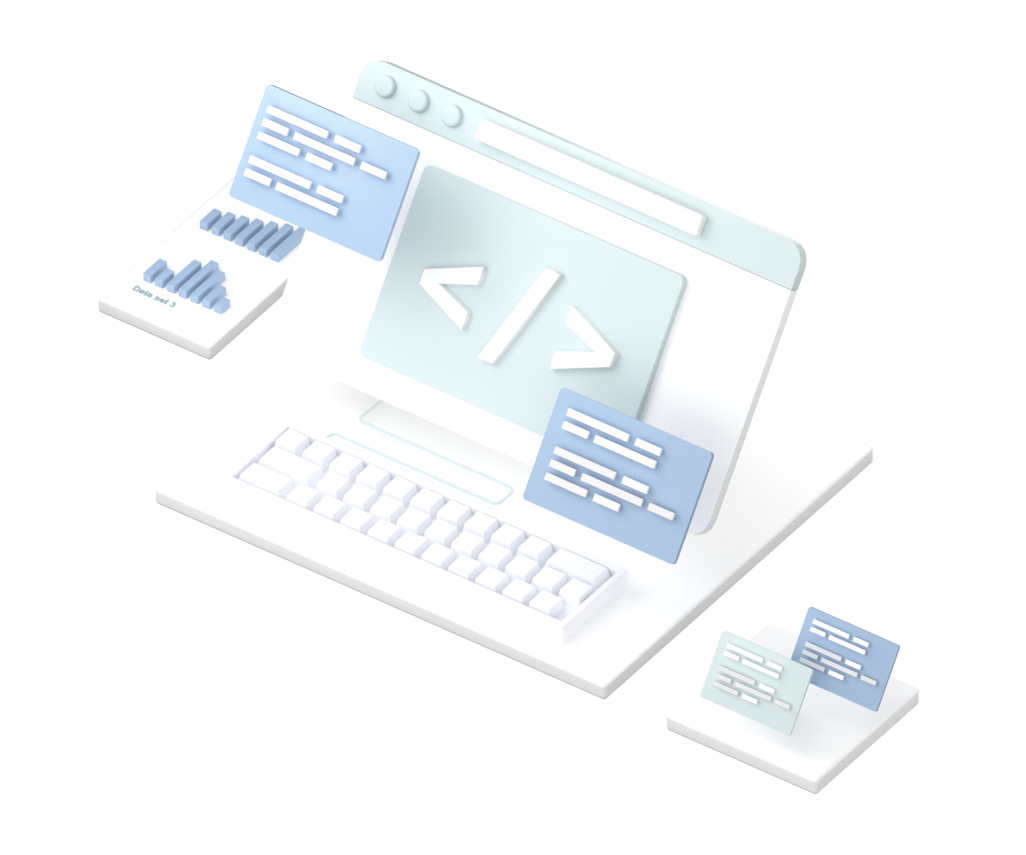 Illustration of developers building and customizing the platform with Generation Impact Global’s Developer Hub tools and resources