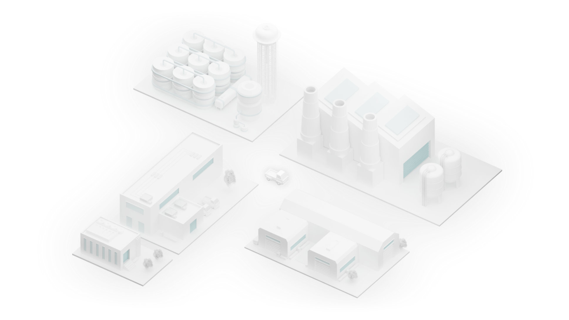 Illustration of industrial integrators building sustainable infrastructure with Generation Impact Global