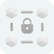 Icon representing network security measures by Generation Impact Global