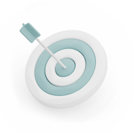 GIG UtilityIQ icon with 3D target for utility cost reduction tool