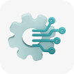Icon representing data automation use case with Generation Impact Global's API